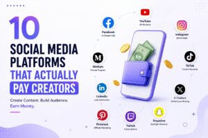 10 Social Media Platforms That Actually Pay Creators