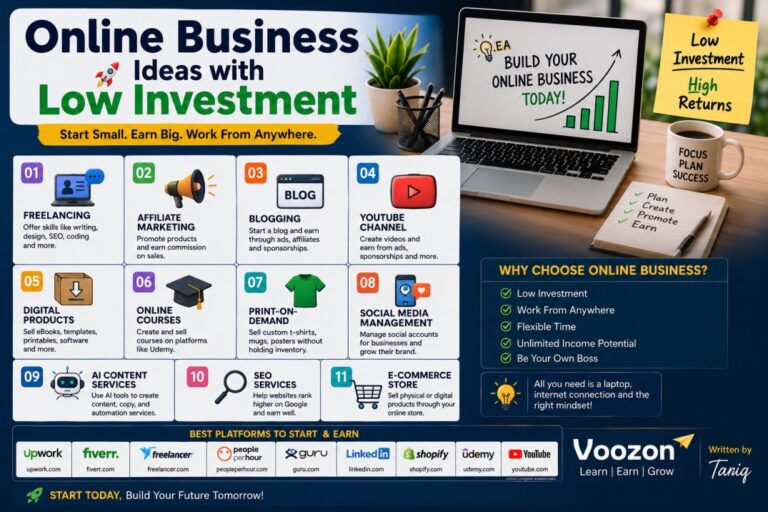 Online Business Ideas with Low Investment