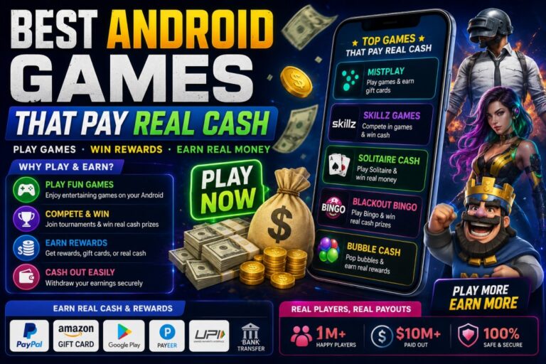 Best Android Games That Pay Real Cash