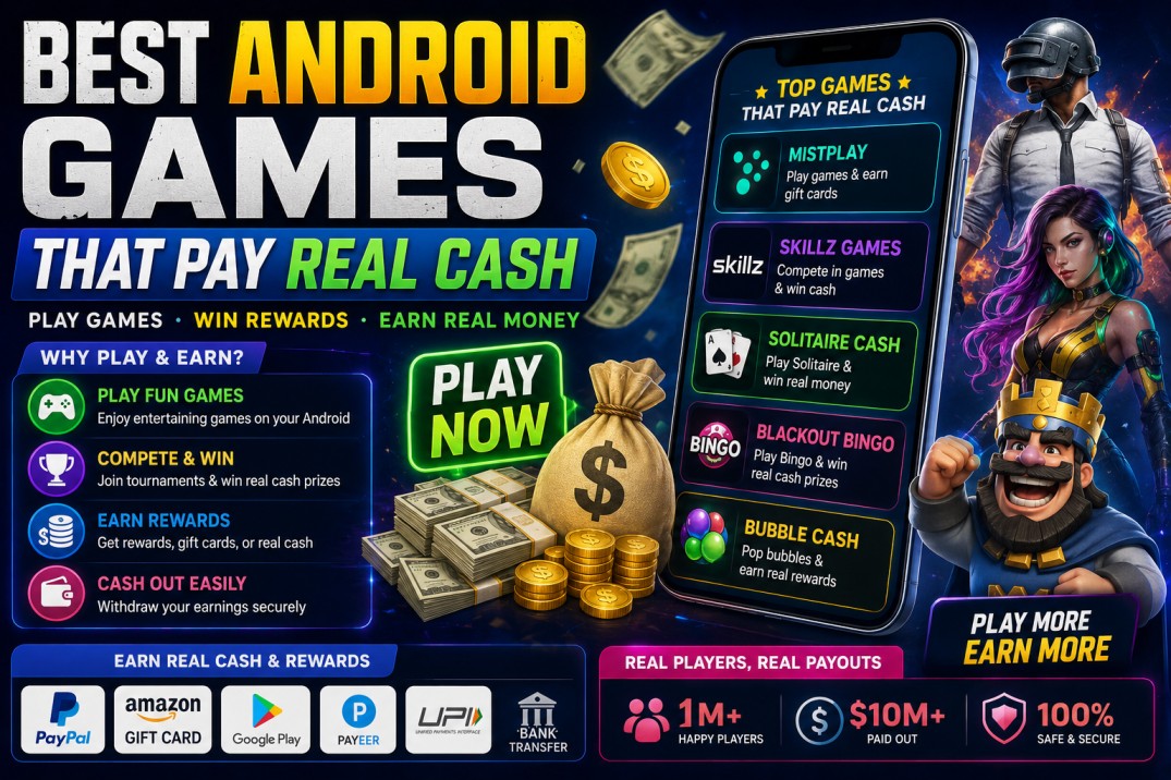 Best Android Games That Pay Real Cash