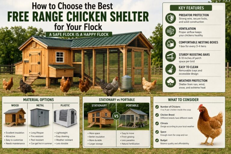 How to Choose the Best Free Range Chicken Shelter