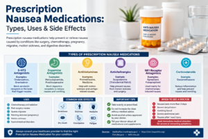 Prescription Nausea Medications: Types, Uses & Side Effects