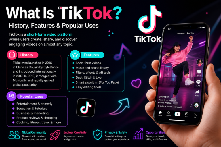 What Is TikTok? History, Features & Popular Uses