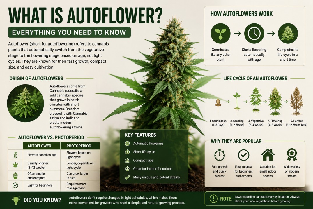 What Is Autoflower? Everything You Need to Know