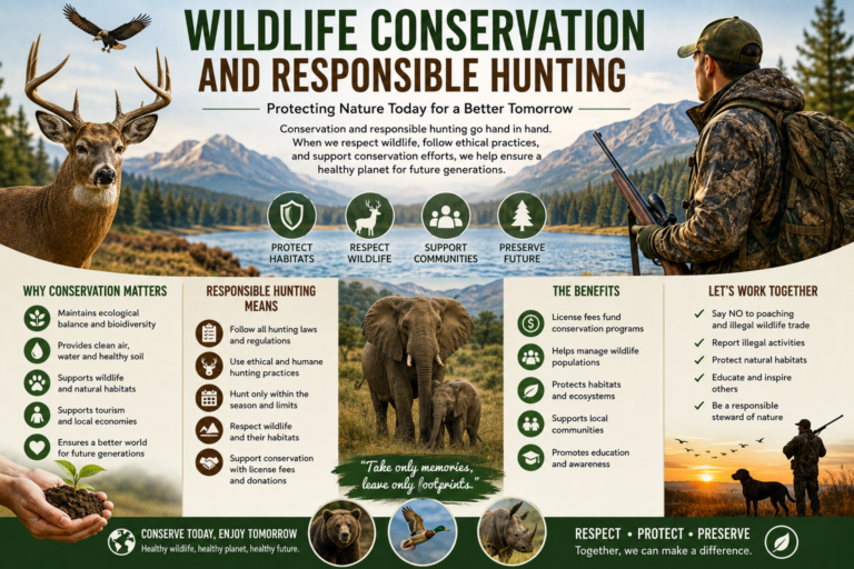 Wildlife Conservation and Responsible Hunting