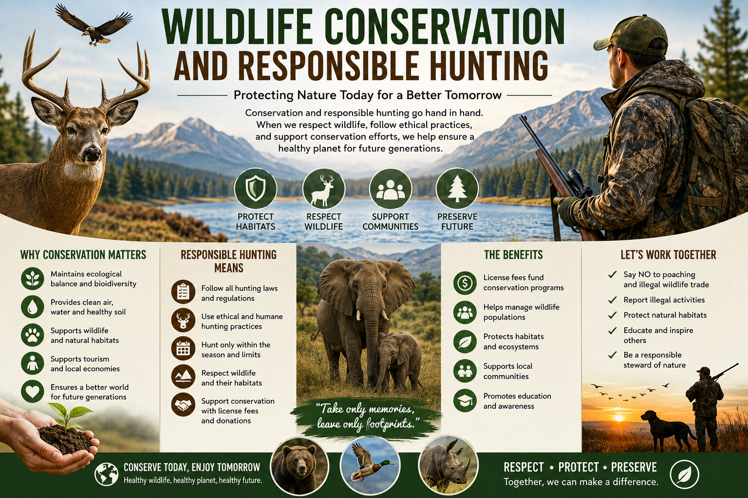 Wildlife Conservation and Responsible Hunting