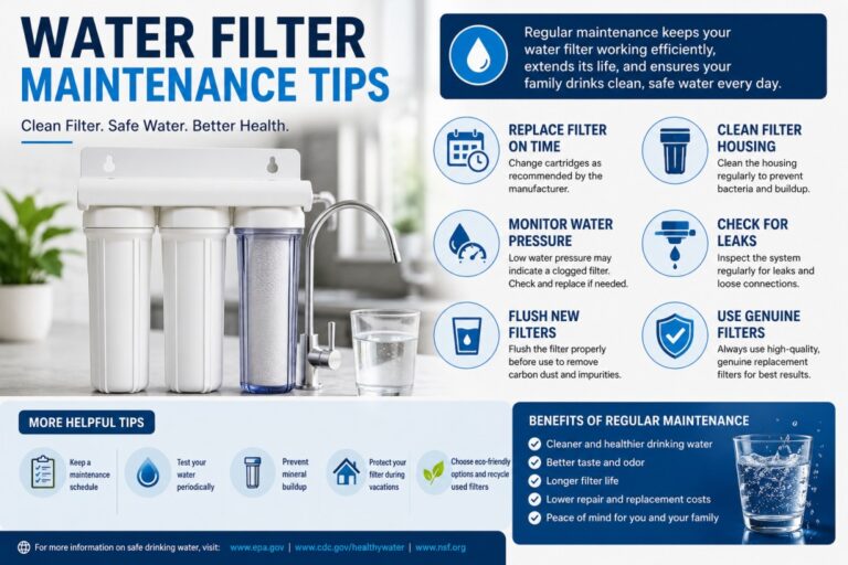 Water Filter Maintenance Tips for beginners