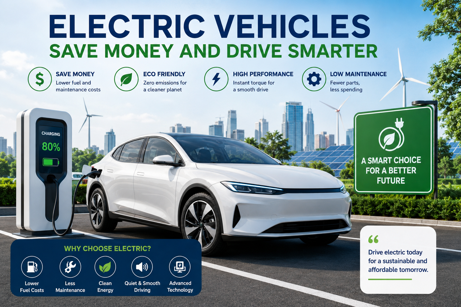 Electric Vehicles: Save Money and Drive Smarter