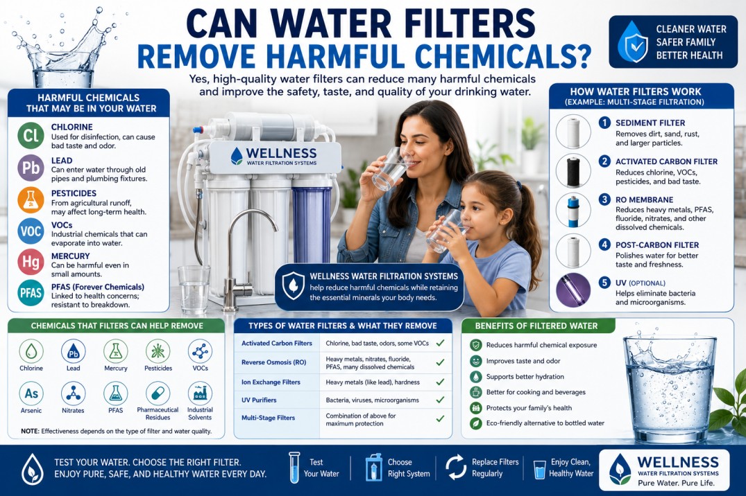 Can Water Filters Remove Harmful Chemicals?