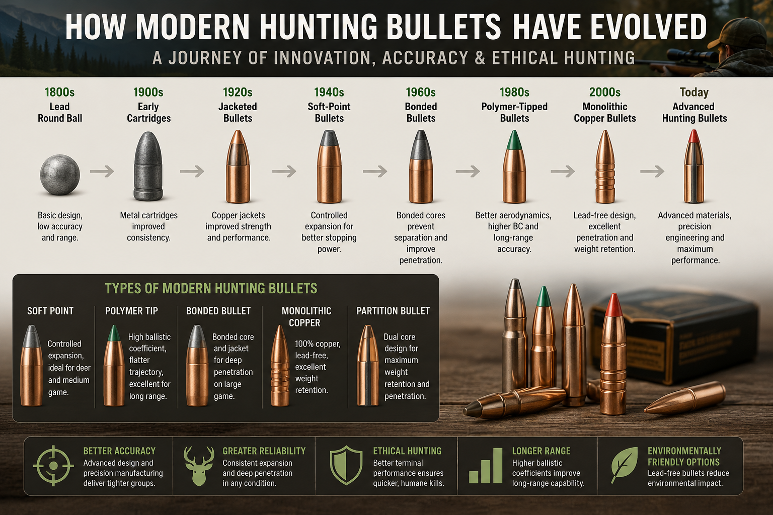 How Modern Hunting Bullets Have Evolved 