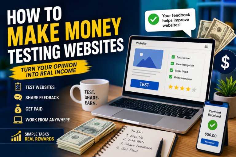 How to Make Money Testing Websites
