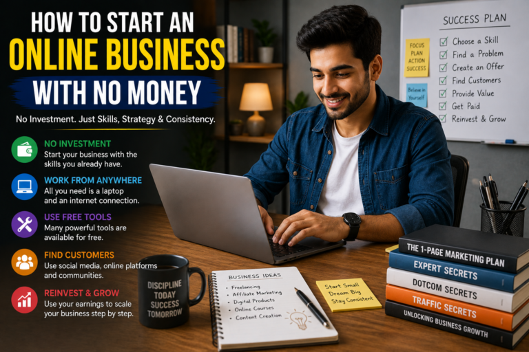 How to Start an Online Business with No Money