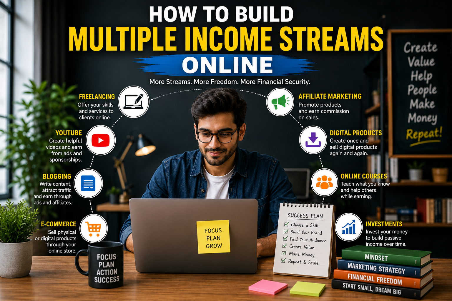 How to Build Multiple Income Streams Online