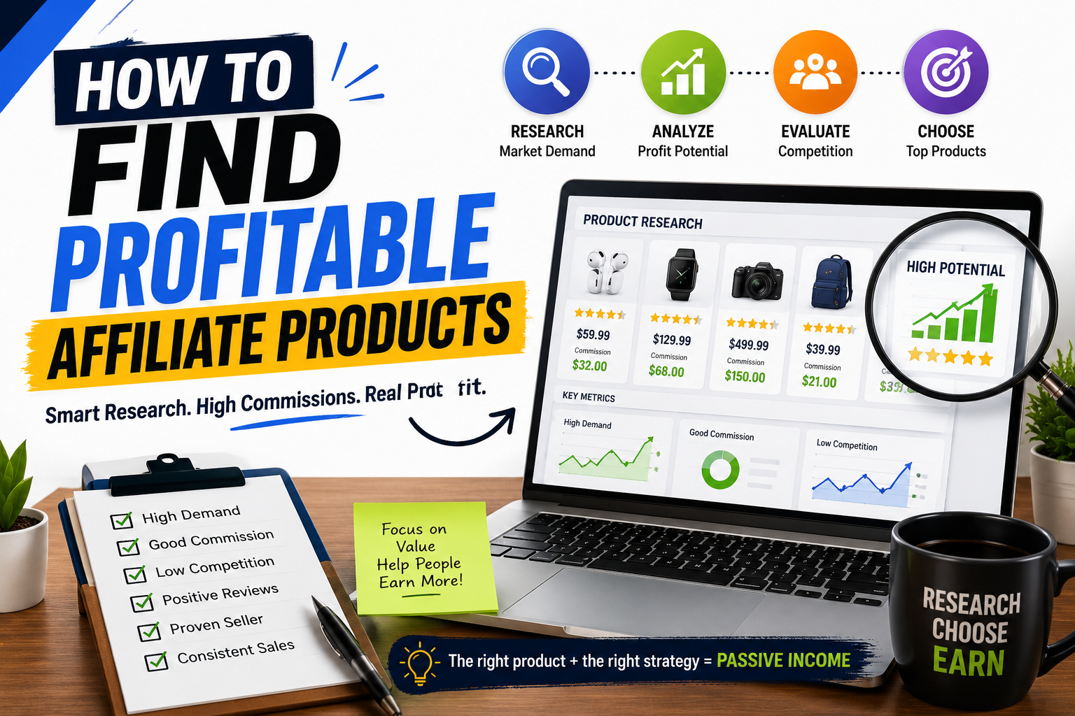 How to Find Profitable Affiliate Products